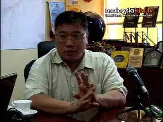 Tiong: What do I get by toppling him?