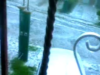 Causa destrozos granizada en la capital de Tlaxcala