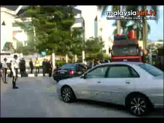 Early morning before the arrests