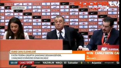 Terim : "Şansımız devam ediyor..."