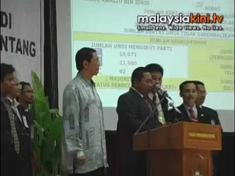 Nizar declared winner in Bukit Gantang