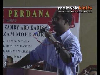 Zambry at 'tak nak' nizar campaign