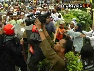 Protest and tear gas rock royal town