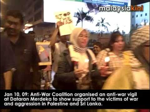 More scenes of anti-war vigil