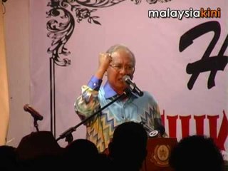 Najib's ceramah in KT
