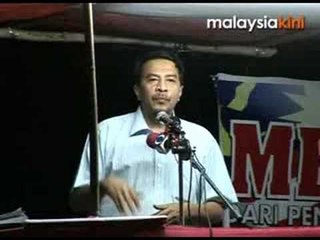 Husam Musa at  PKR's huge final rally