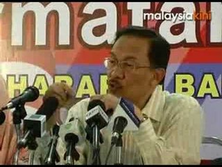 Anwar's Press Conference I