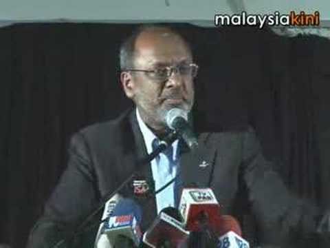 Sivarasa at 10,000 rally for Anwar