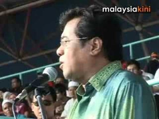 Protes Rally. Khalid addresses the crowd. Pt 1