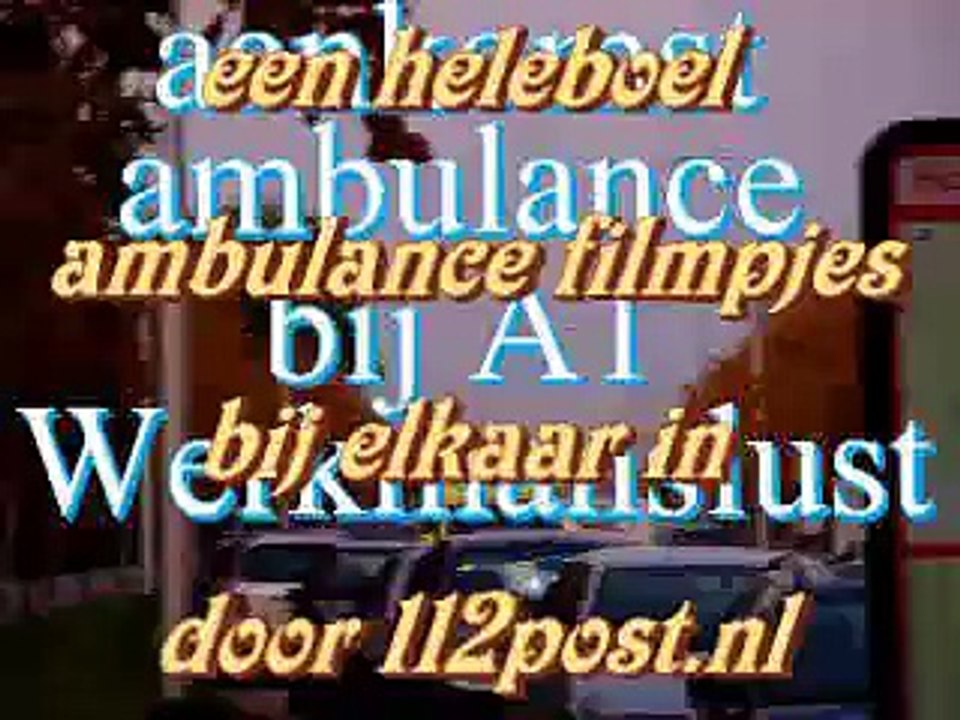 aantal ambulance filmpjes in 1