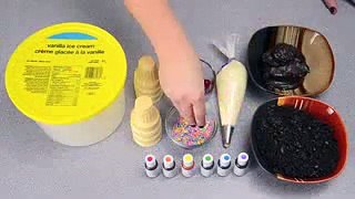 Cake Recipes - How To Make A Rainbow Ice Cream Cake?