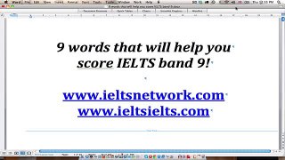7. 9 words that will help you score IELTS band 9