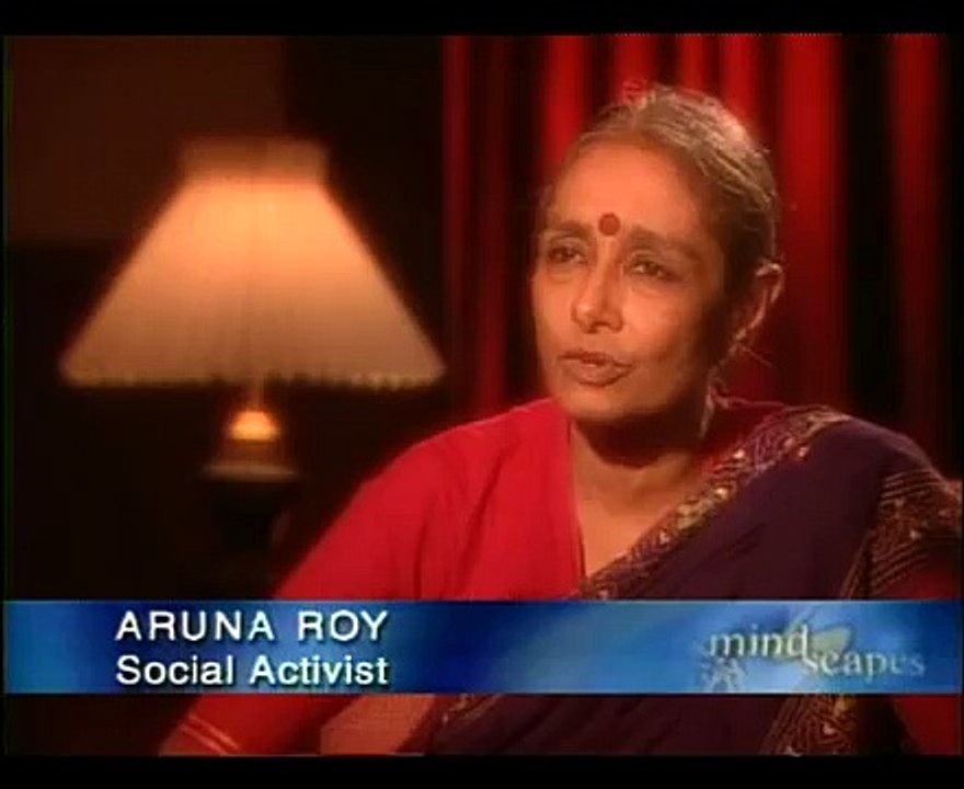 IN CONVERSATION  -  ARUNA ROY