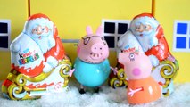 Peppa Pig Episode Christmas Mammy Pig Daddy Pig Gorge Pig Kinder Surprise Animation