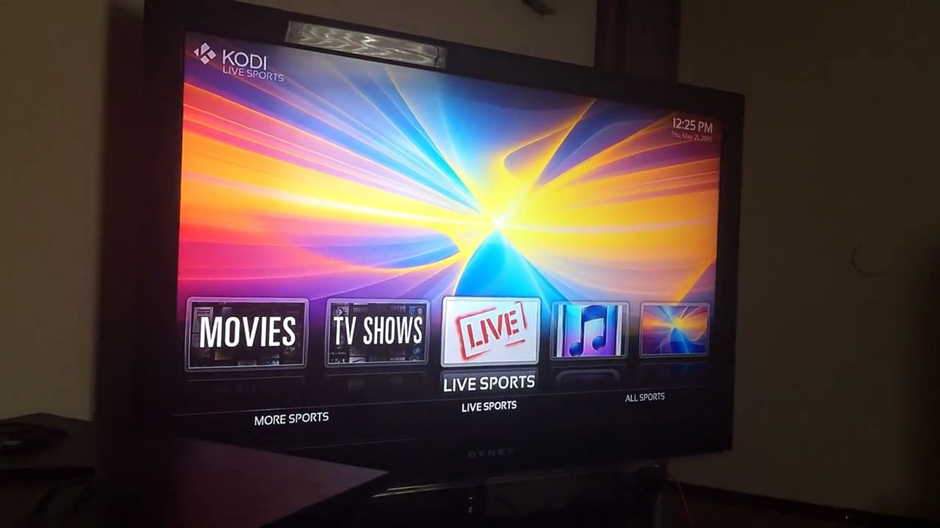 Live sports overview on android TV