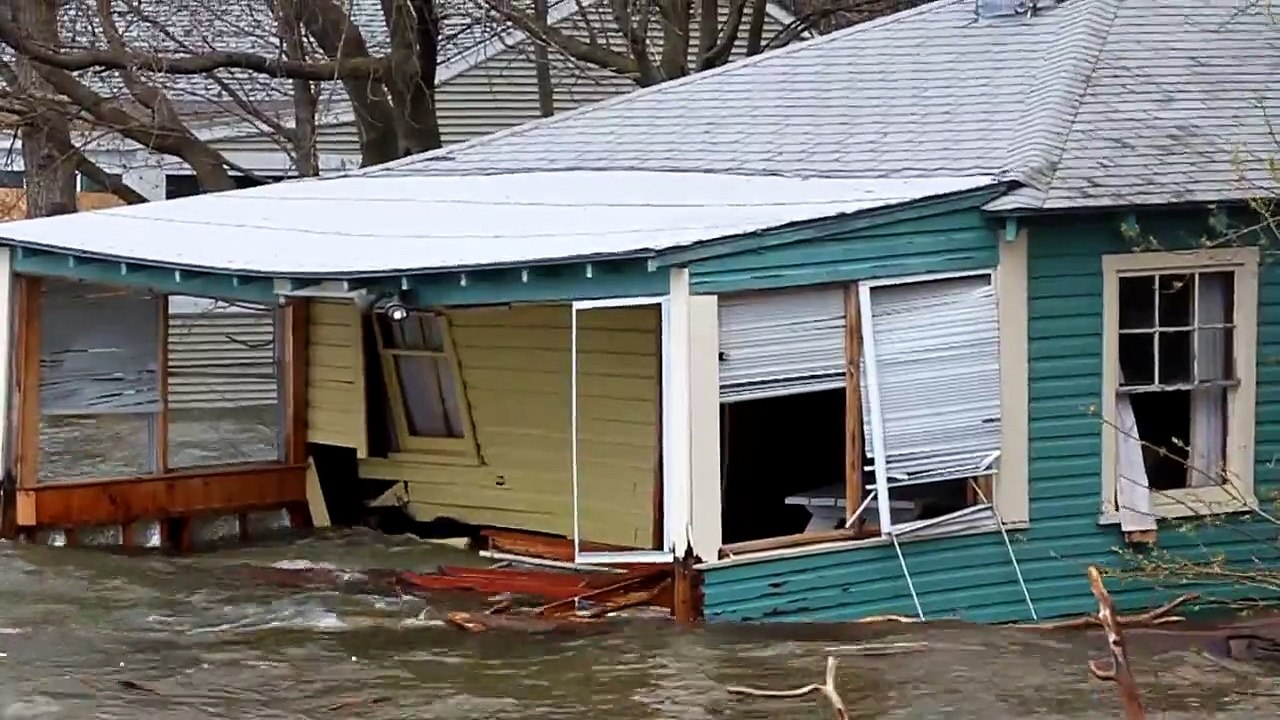 Lake Champlain Flood Destruction