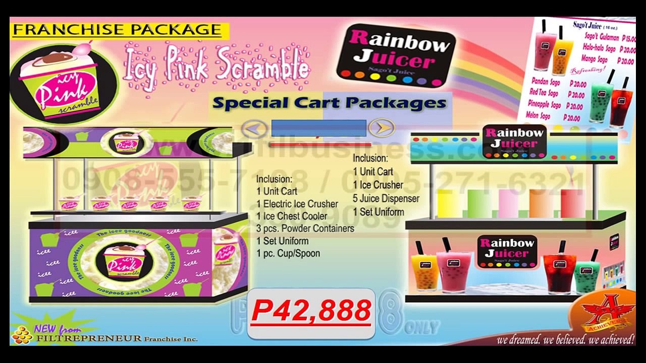FOOD CART FRANCHISE Philippines - DTI recognized