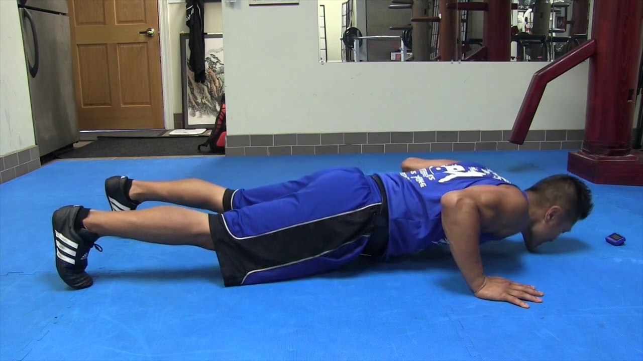 Fitness Test - Full Range Pushups in 1 min. - Sifu 45 - SBang 35 - Shen 34