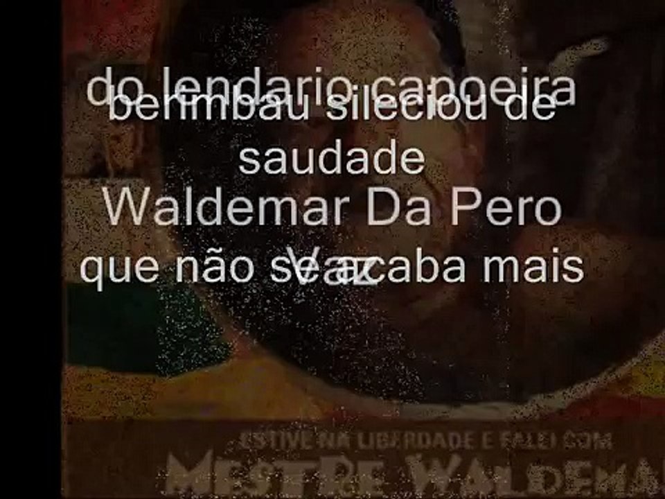 Saudades do Mestre Waldemar- Carolina Soares