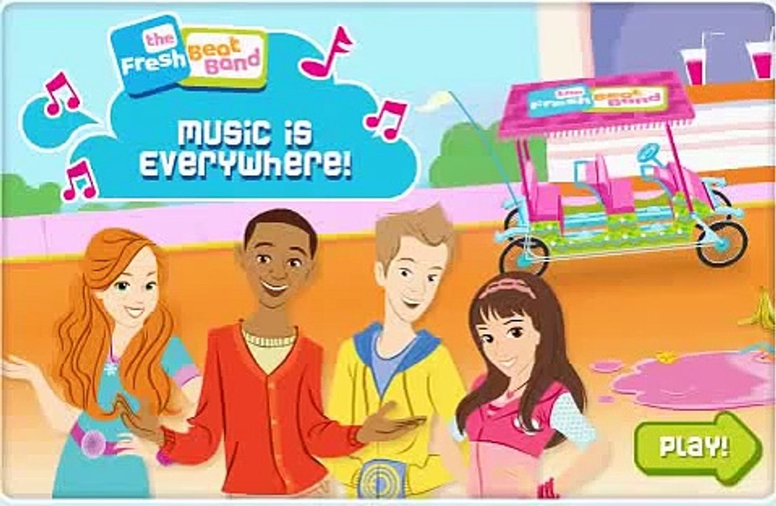 Baby and Kid Cartoon & Games ♥ The Fresh Beat Band Music Is Everywhere Full Episode Series 201 ♥ Eng