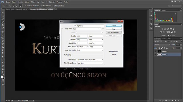 Photoshop Cs6 Kurtlar Vadisi Pusu Logo Png Yapma