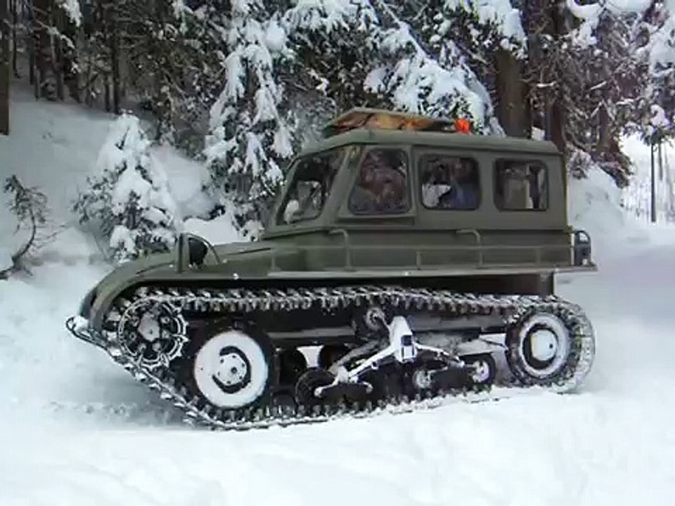 un snow trac en pleine action 1