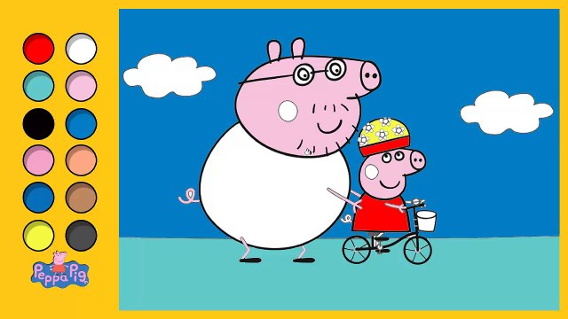 Peppa Pig - Colouring Pages HD Part 2 - Peppa Pig Colouring Games