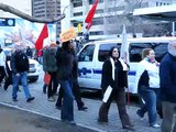 Anti Racism Protesters Take to The Streets in Downtown Calgary March 19, 2011