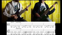 9) Rammstein - Feuer Frei! (Guitar & Bass lesson   TABs | Cover HD)