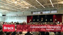 Brock University Convocation - June 2009