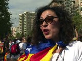 Espagne: foule immense d'indépendantistes catalans dans la rue avant un scrutin crucial