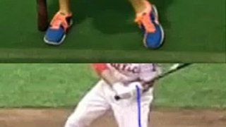 Back knee drive baseball softball swing explanation for loss of power and bat speed