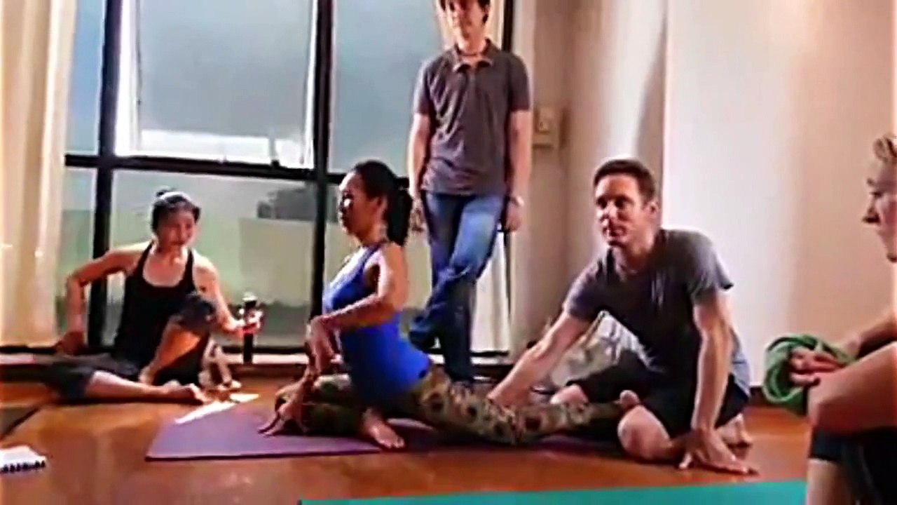 Yoga with Adrian Cox: how to do a full pigeon b...