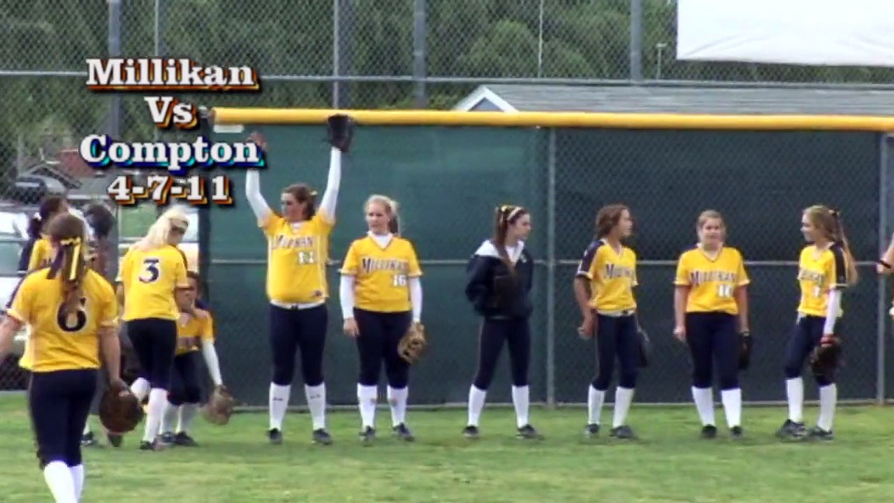 LB Millikan Vs Compton Softball Highlights 4-7-11