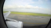 Bangkok Airways A320 Flight PG231 Bangkok to Chiang Rai, take off, landing and taxi to gate