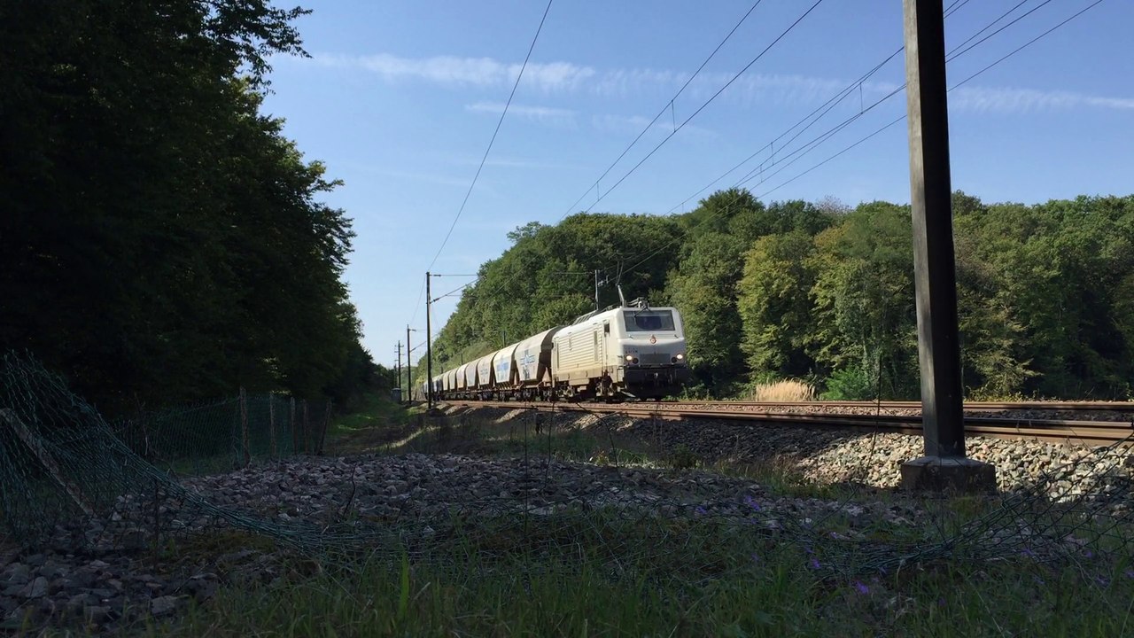 E 37516 Europorte avec son céréalier.