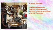 Antique telephones fashion creative craft antique telephone antique marble European