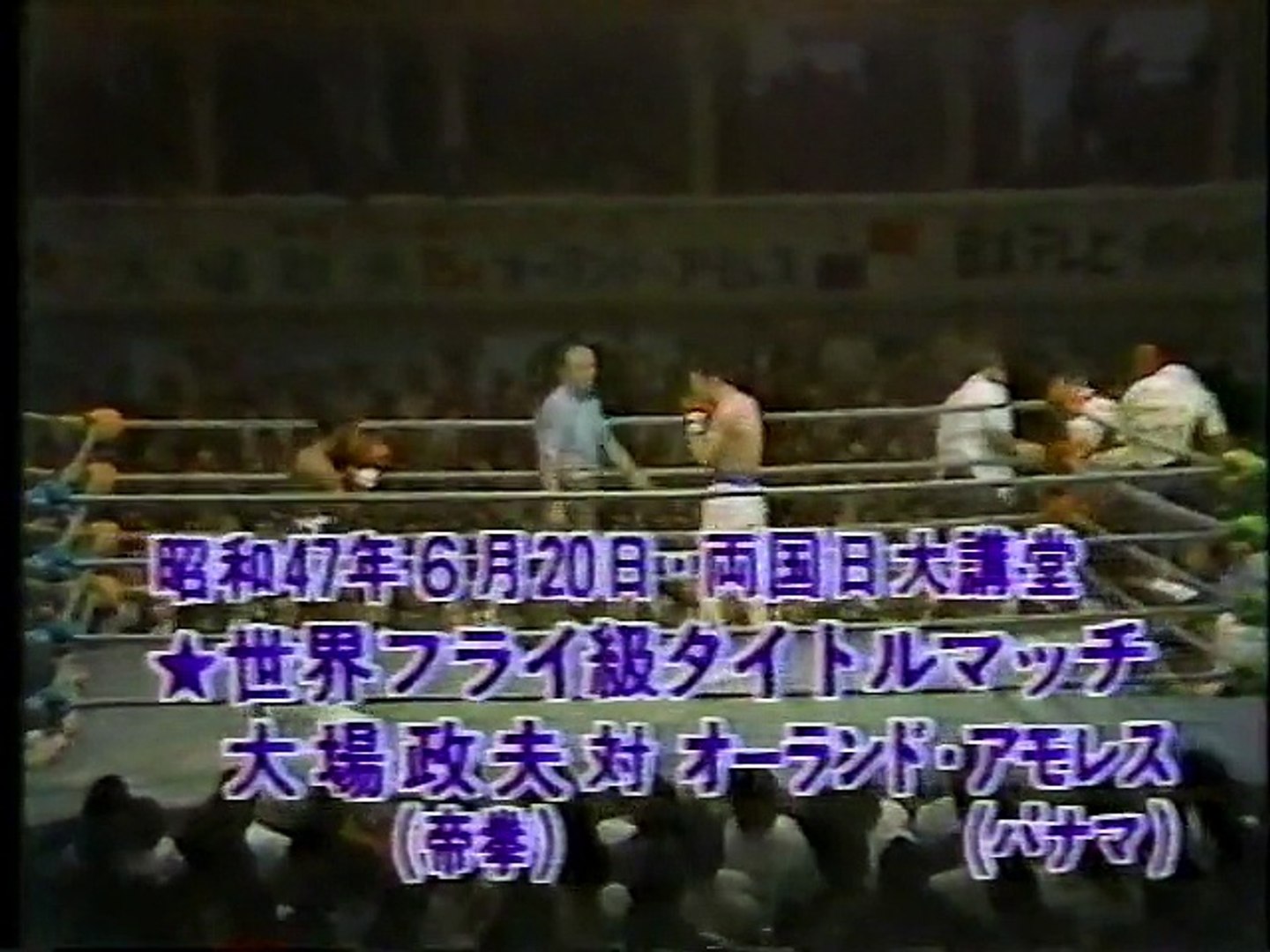 大場対アモレス 動画 Dailymotion