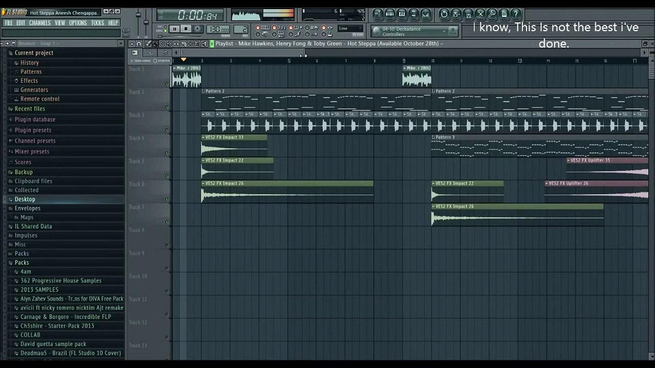 FREE FLP: Mike Hawkins, Henry Fong & Toby Green - Hot Steppa (Aneesh Chengappa Remake)