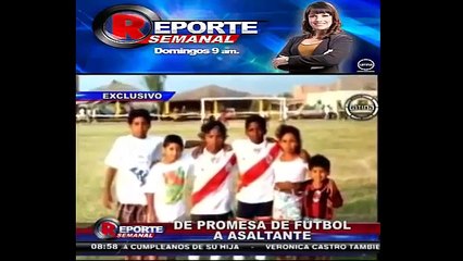 Reporte Semanal - Dejó de ser una promesa del fútbol a delincuente | Domingo 12-01-14 |