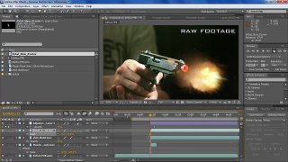 Slow motion Muzzle Flash tutorial After Effects CS5