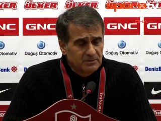 Şenol Güneş: "Kaçan goller eleştirilebilir"