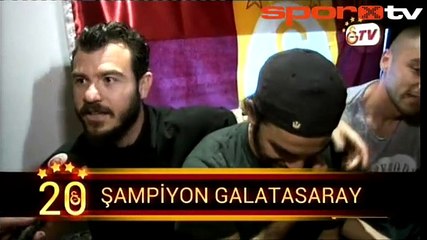 Galatasaraylı futbolcuların şampiyonluk coşkusu!