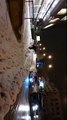 cars sliding in on an icy road after the storm huda Jordan-amman friday 9-1-2015