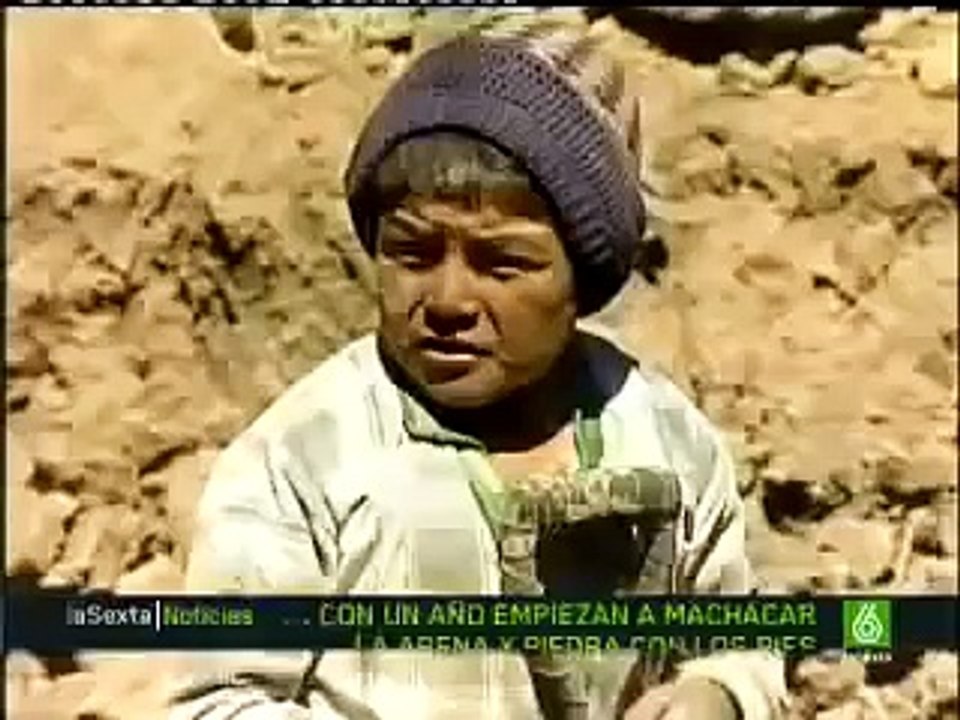 Angel y Betty niños trabajadores