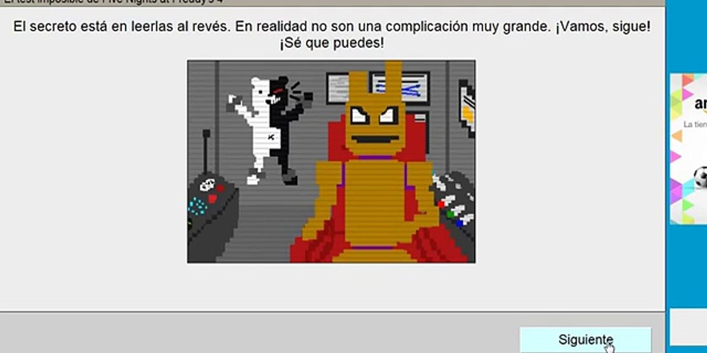 test #5 TEST IMPOSIBLE DE FNAF 4 (PARTE 2) [IMPOSIBLE]