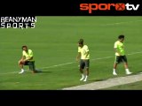 Neymar'dan Fred'e eşek şakası!