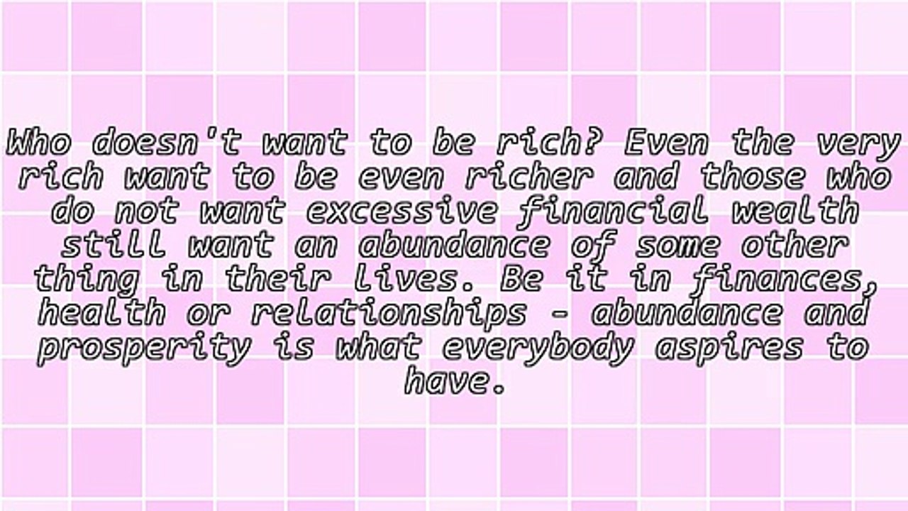 Making Abundance And Prosperity Simple