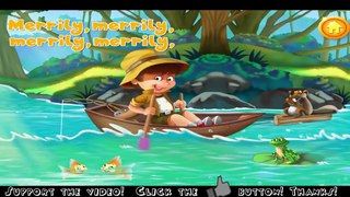 Row Row Row Your Boat - Kids Song with Lyrics - Children Music Video - Nursery Rhymes