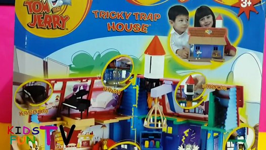 tom and jerry tricky trap house toy